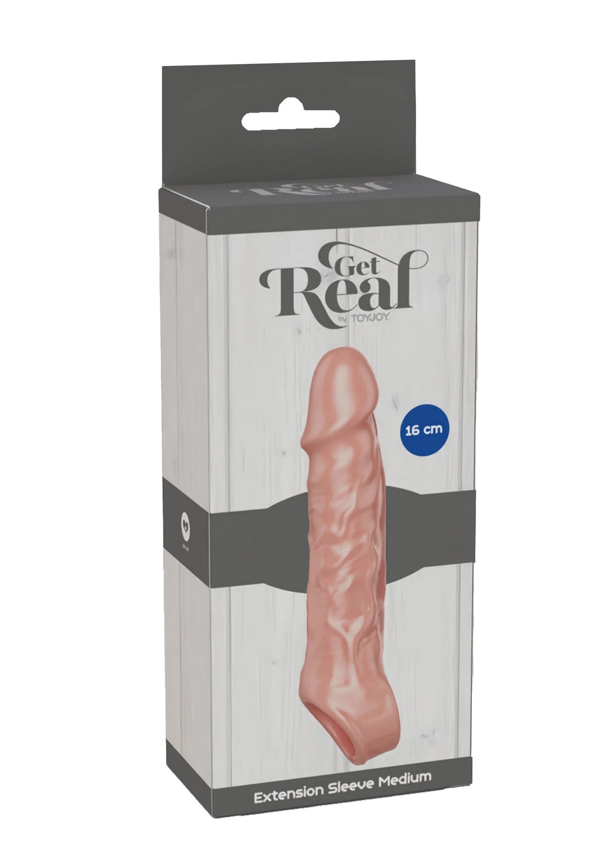 Bestel: Extension Sleeve TPE Medium 16 cm by ToyJoy - bij Happytoys: de erotische sex webshop | liever Happy dan Easy ⭐⭐⭐⭐⭐ - Skin - 10213 - SKIN