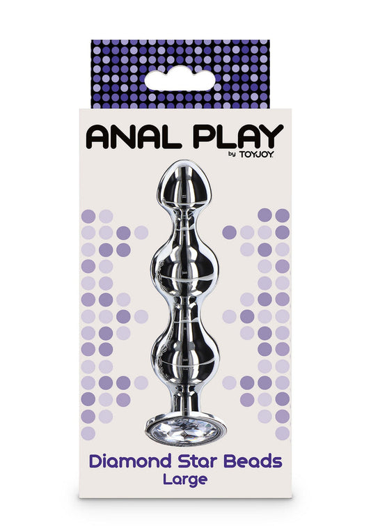 Bestel: Diamond Star Beads Large by ToyJoy Anal Play - bij Happytoys: de erotische sex webshop | liever Happy dan Easy โญโญโญโญโญ