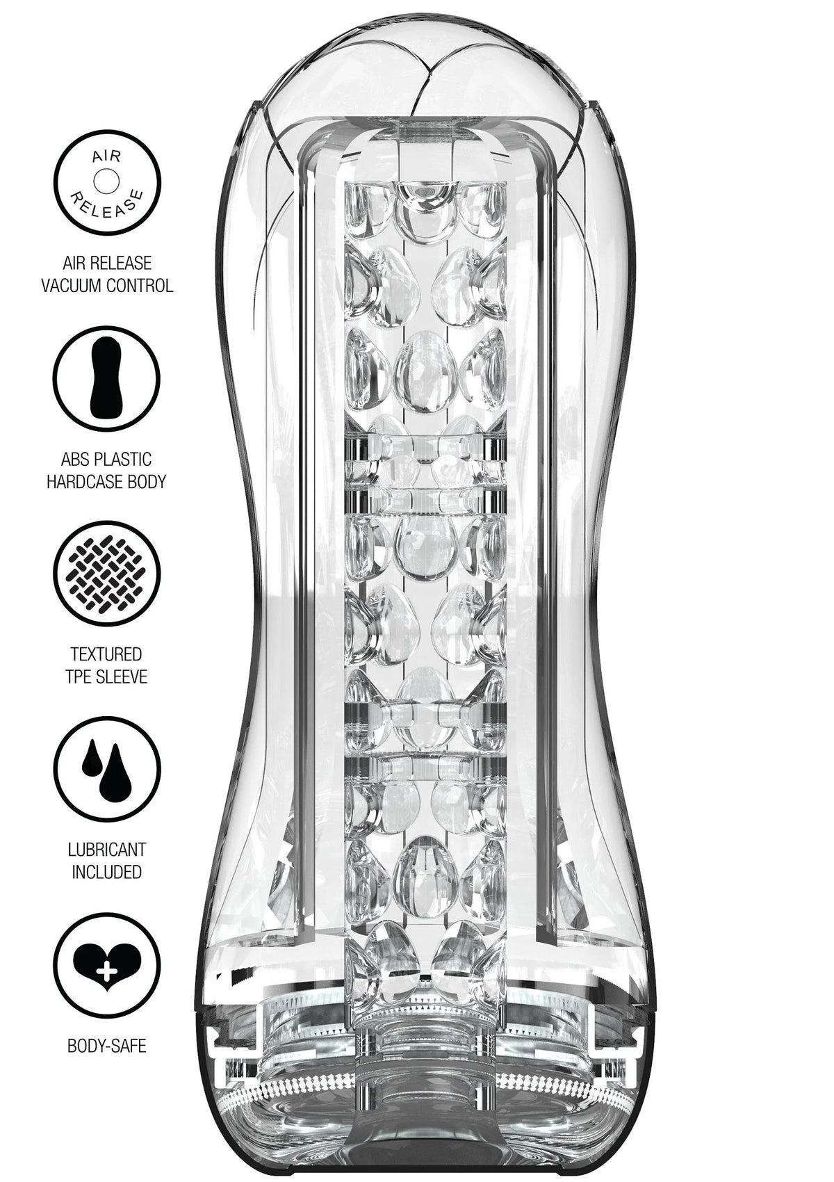 Bestel: Big Clear Blast Vacuum Stroker by ToyJoy - bij Happytoys: de erotische sex webshop | liever Happy dan Easy ⭐⭐⭐⭐⭐