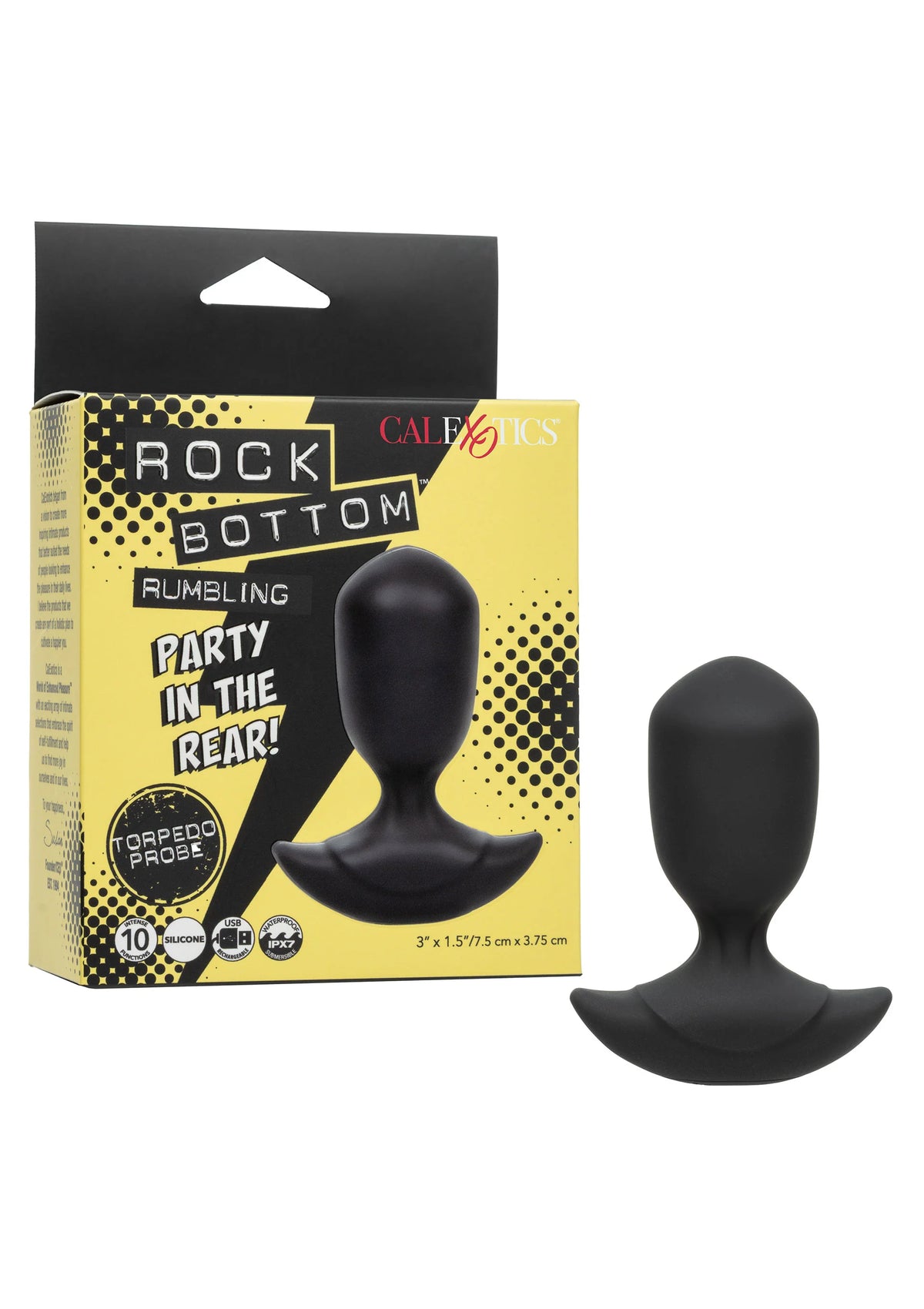 Bestel: Rumbling Torpedo Probe by CalExotics Rock Bottom - bij Happytoys: de erotische sex webshop | liever Happy dan Easy ⭐⭐⭐⭐⭐