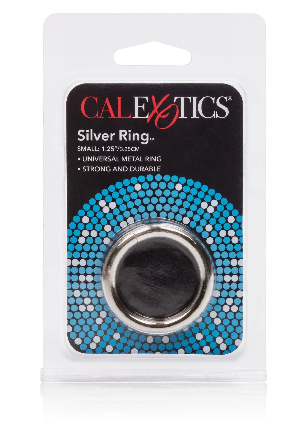 Bestel: Silver Ring - Small by CalExotics - bij Happytoys: de erotische sex webshop | liever Happy dan Easy ⭐⭐⭐⭐⭐