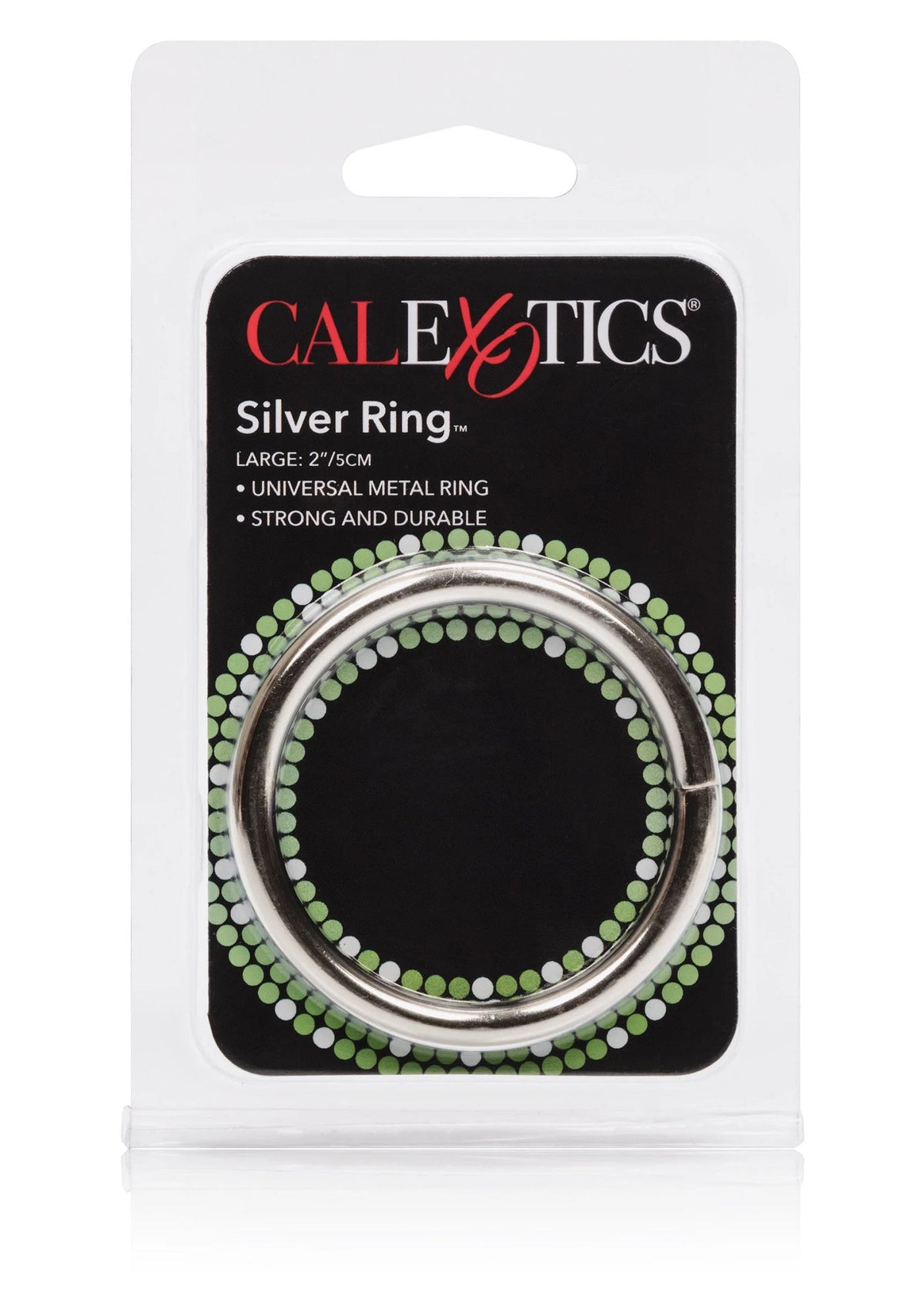 Bestel: Silver Ring - Large by CalExotics - bij Happytoys: de erotische sex webshop | liever Happy dan Easy ⭐⭐⭐⭐⭐