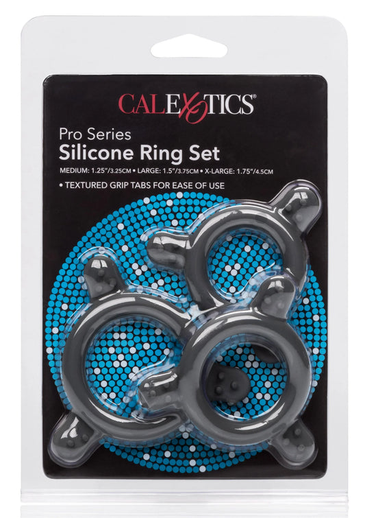 Bestel: CalExotics Pro Series Silicone Ring Set - bij Happytoys: de erotische sex webshop | liever Happy dan Easy ⭐⭐⭐⭐⭐