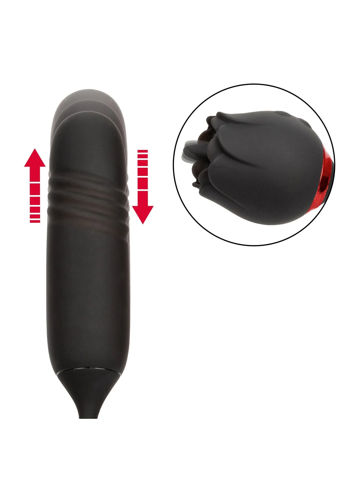 Bestel: French Kiss Elite Romeo double action vibrator by CalExotics - bij Happytoys: de erotische sex webshop | liever Happy dan Easy ⭐⭐⭐⭐⭐