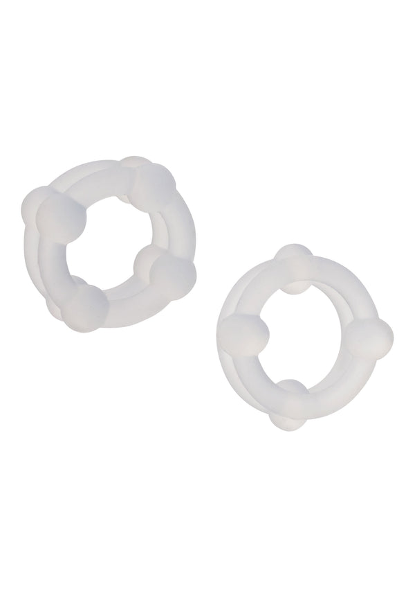 Silicone Double Stacker Rings by CalExotics Alpha