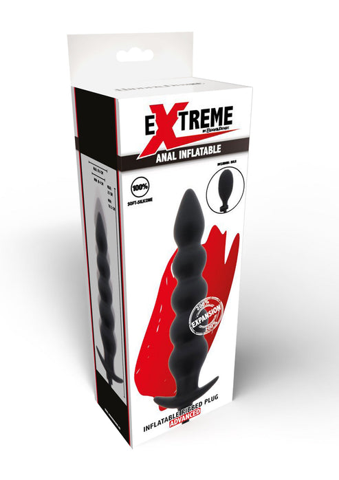 Bestel: Inflatable Ribbed Plug Advance by Hidden Desire Extreme - bij Happytoys: de erotische sex webshop | liever Happy dan Easy โญโญโญโญโญ