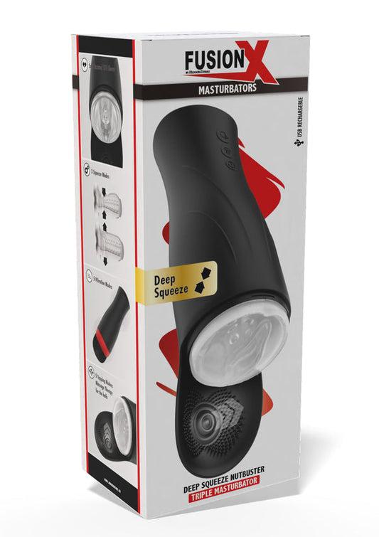 Deep Squeeze Nutbuster Triple Masturbator by Hidden Desire Fusion X
