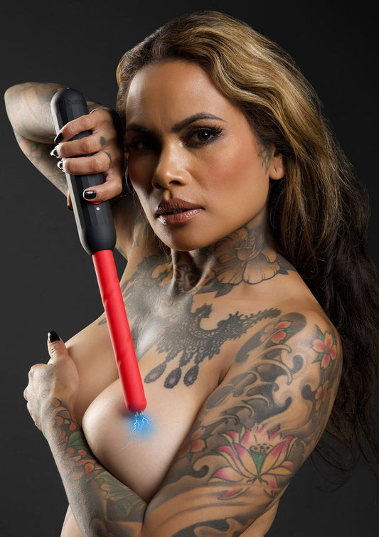 Bestel: Prick Stick Electro Shock Wand by Taboom Luxury Bondage Essentials - bij Happytoys: de erotische sex webshop | liever Happy dan Easy ⭐⭐⭐⭐⭐ - Default Title - 17135 - BLACK