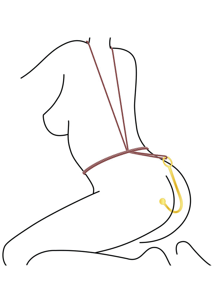 Bestel: Luxury Anal Hook by Taboom Bondage In Luxury - bij Happytoys: de erotische sex webshop | liever Happy dan Easy ⭐⭐⭐⭐⭐