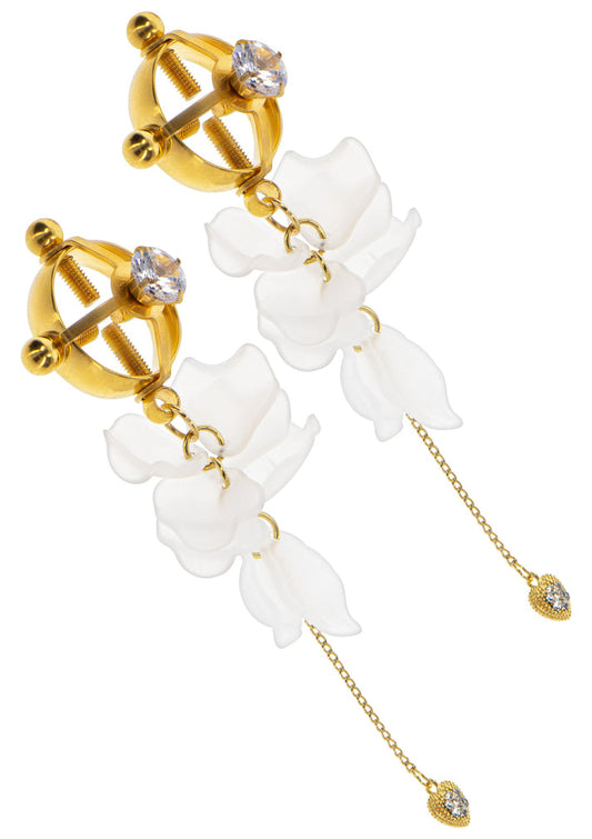 Bestel: Floral Seduction Clamps by Taboom Nipple Play - bij Happytoys: de erotische sex webshop | liever Happy dan Easy ⭐⭐⭐⭐⭐