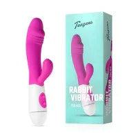 Teazers -- Realistische Rabbit Vibrator -- Roze - Happytoys Sexshop: online sex shop for Feeling Happy & Easy π - Discreet geleverd