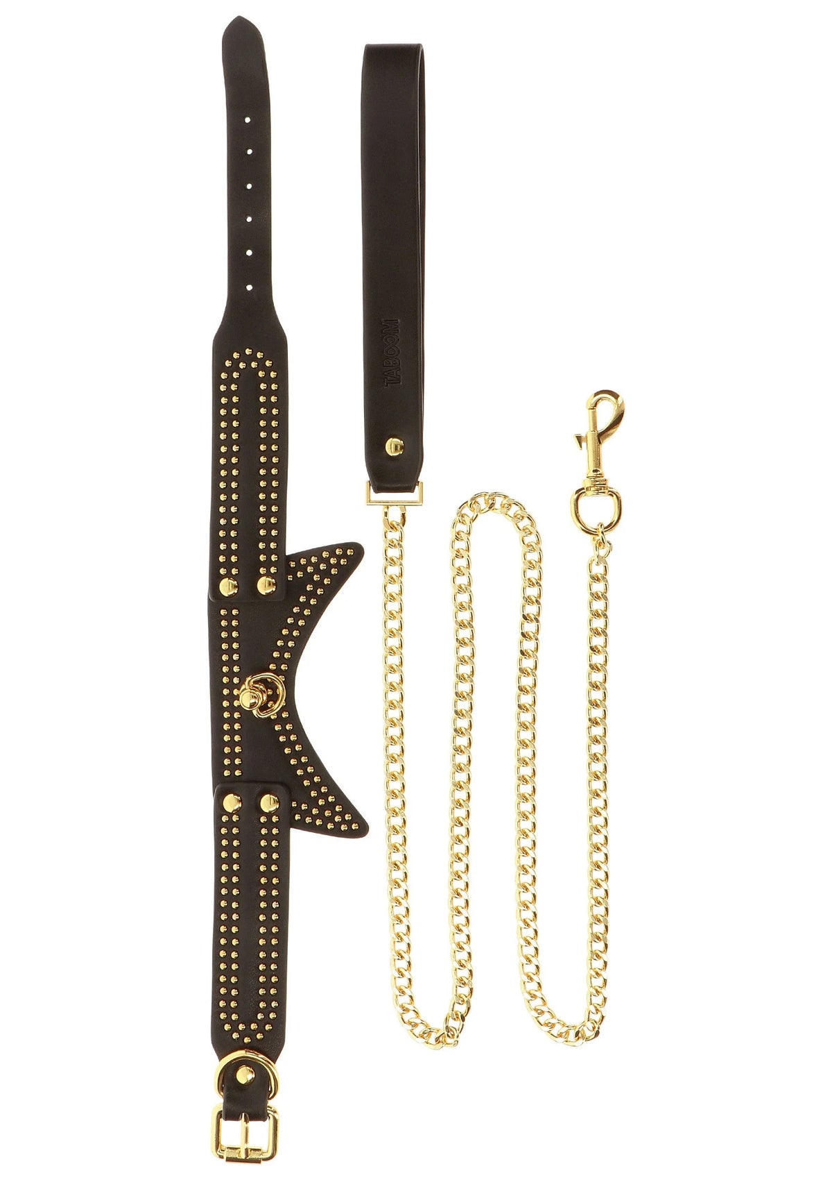 Bestel: Studded Collar and Leash by Taboom - bij Happytoys: de erotische sex webshop | liever Happy dan Easy ⭐⭐⭐⭐⭐