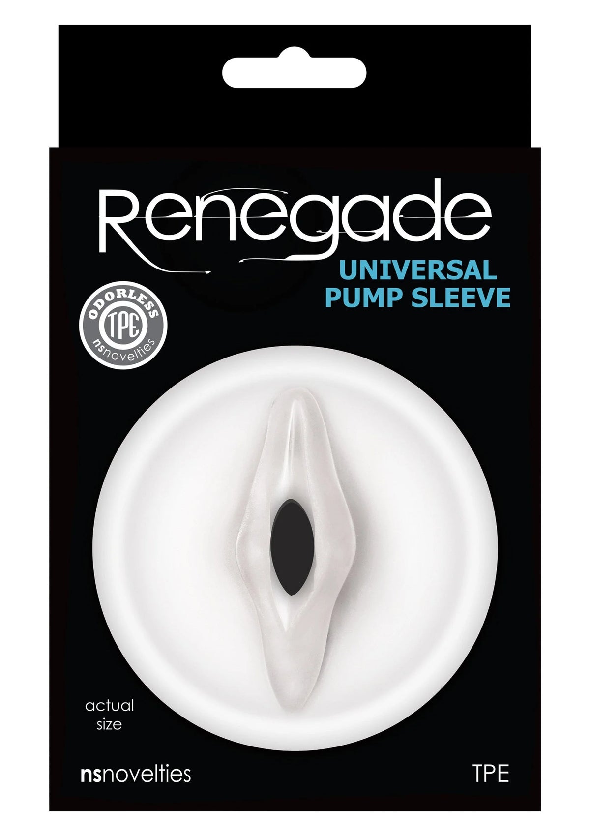 Bestel: Renegade Universal Pump Sleeve Vagina by NS Novelties - bij Happytoys: de erotische sex webshop | liever Happy dan Easy ⭐⭐⭐⭐⭐