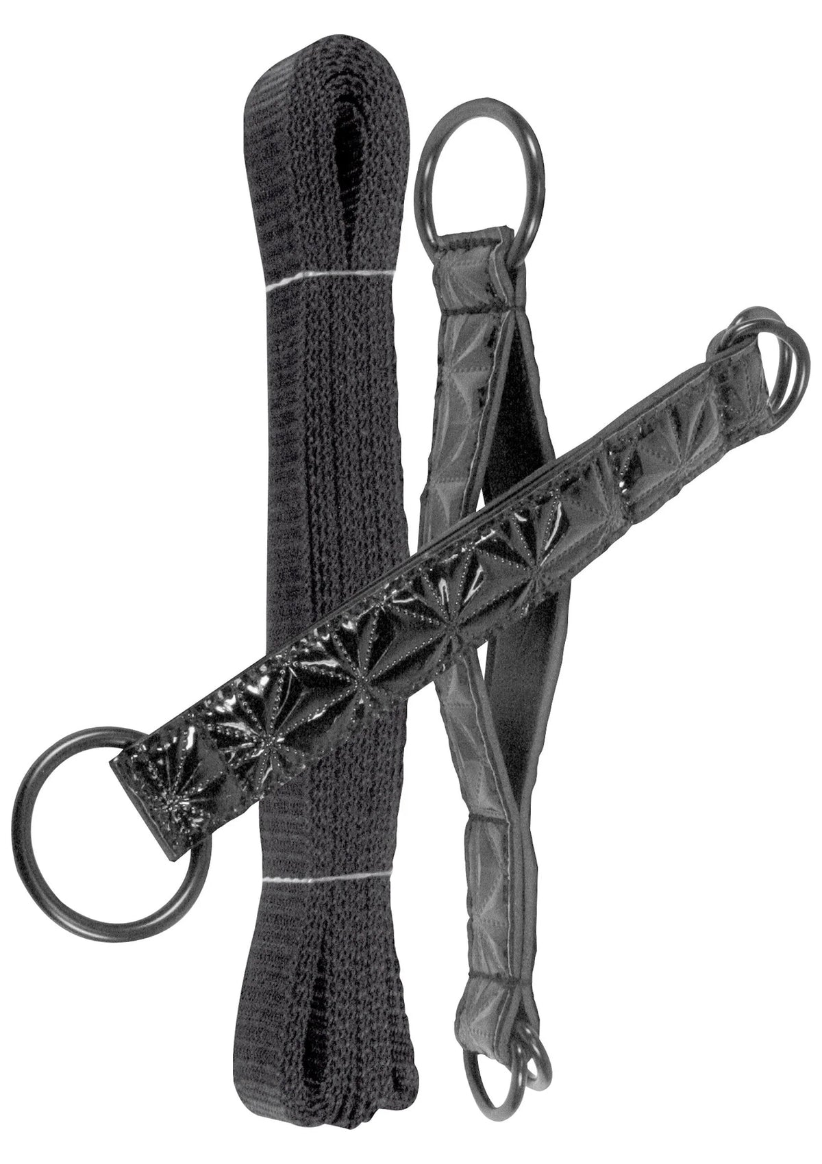 Bestel: Bed Restraint Straps by NS Novelties - bij Happytoys: de erotische sex webshop | liever Happy dan Easy ⭐⭐⭐⭐⭐ - Zwart - 18469 - BLACK