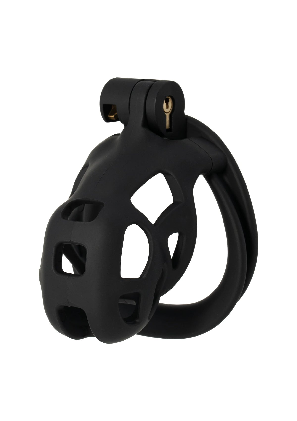 Bestel: Penis Prison Cock Cage Short by Hidden Desire - bij Happytoys: de erotische sex webshop | liever Happy dan Easy ⭐⭐⭐⭐⭐ - Zwart - 20351 - BLACK
