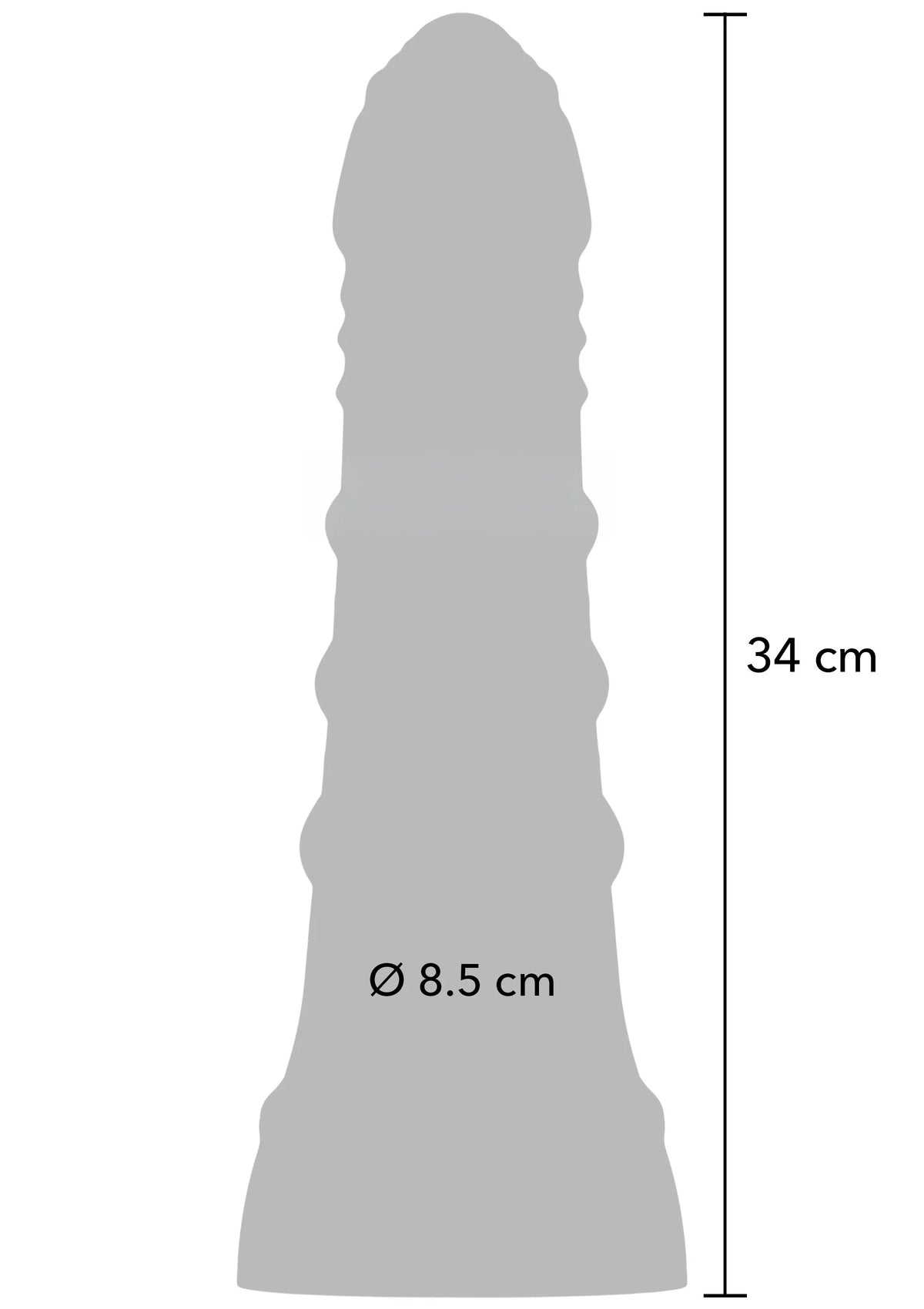Bestel: Big Boys Dong PVC 34 cm by Hidden Desire Inferno - bij Happytoys: de erotische sex webshop | liever Happy dan Easy ⭐⭐⭐⭐⭐