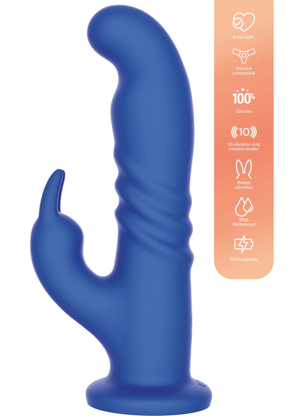 Bestel: Rotating G - Spot Rabbit Vibrator by Playhouse Delight - bij Happytoys: de erotische sex webshop | liever Happy dan Easy ⭐⭐⭐⭐⭐