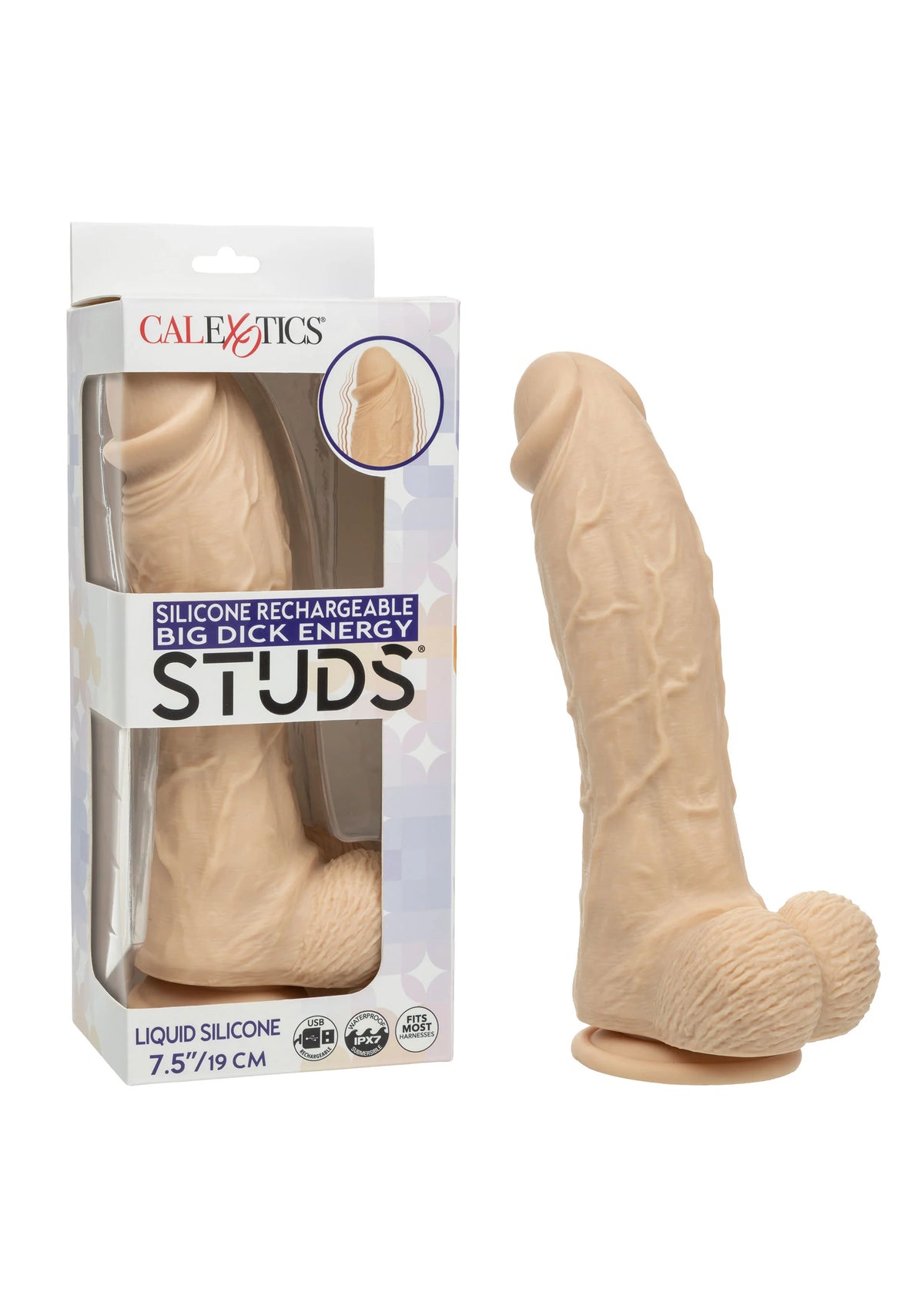 Bestel: Big Dick Vibrating Energy Studs by CalExotics Studs - bij Happytoys: de erotische sex webshop | liever Happy dan Easy ⭐⭐⭐⭐⭐