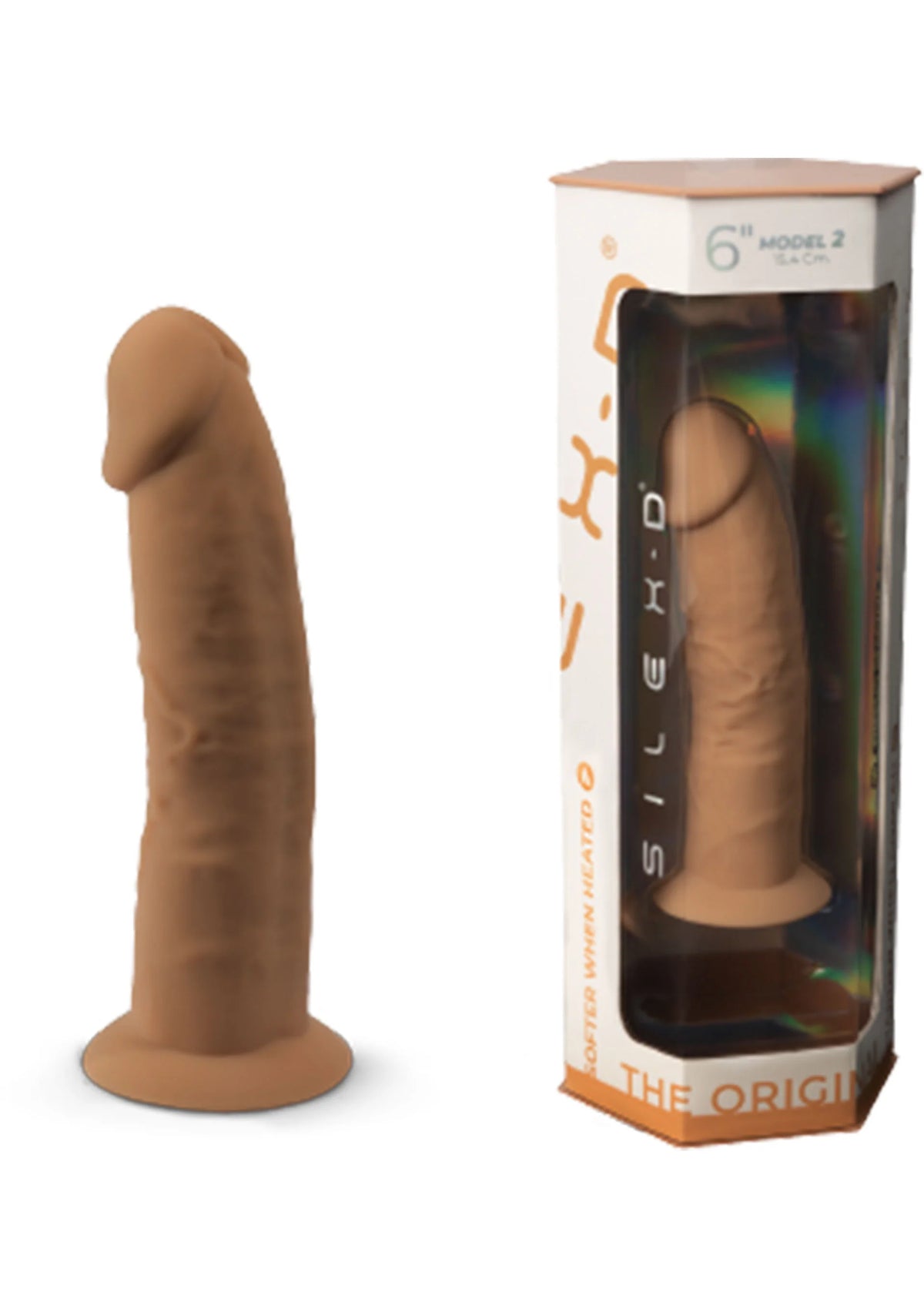 Bestel: Dong Model 6 inch Black by Silex - D - bij Happytoys: de erotische sex webshop | liever Happy dan Easy ⭐⭐⭐⭐⭐