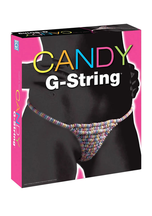 Bestel: Candy G String by Spencer & Fleetwood - bij Happytoys: de erotische sex webshop | liever Happy dan Easy ⭐⭐⭐⭐⭐ - Default Title - 33603 - ASSORT