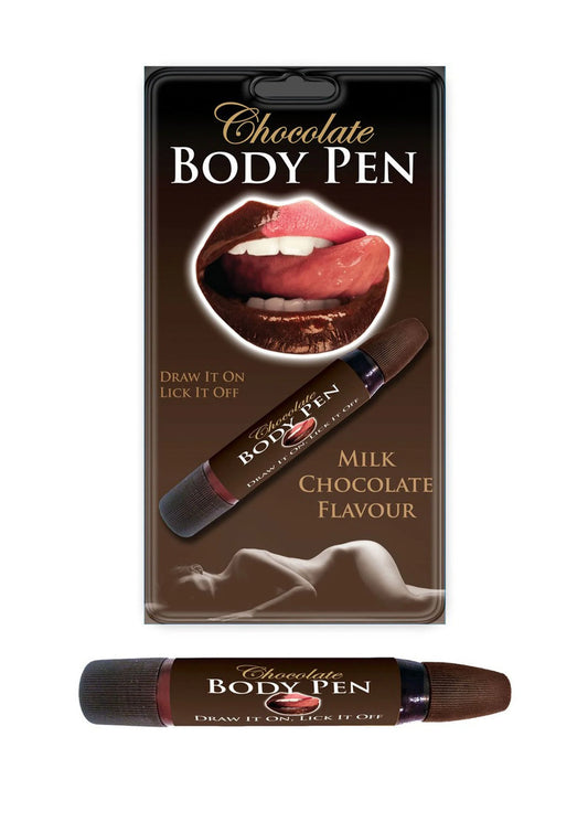Bestel: Chocolate Body Pen by Spencer & Fleetwood - bij Happytoys: de erotische sex webshop | liever Happy dan Easy ⭐⭐⭐⭐⭐ - Default Title - 37026 - BROWN