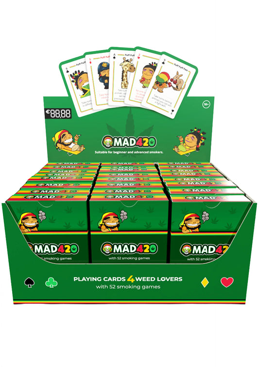 Bestel: Mad420 Smoking Cards 24 pcs - bij Happytoys: de erotische sex webshop | liever Happy dan Easy ⭐⭐⭐⭐⭐