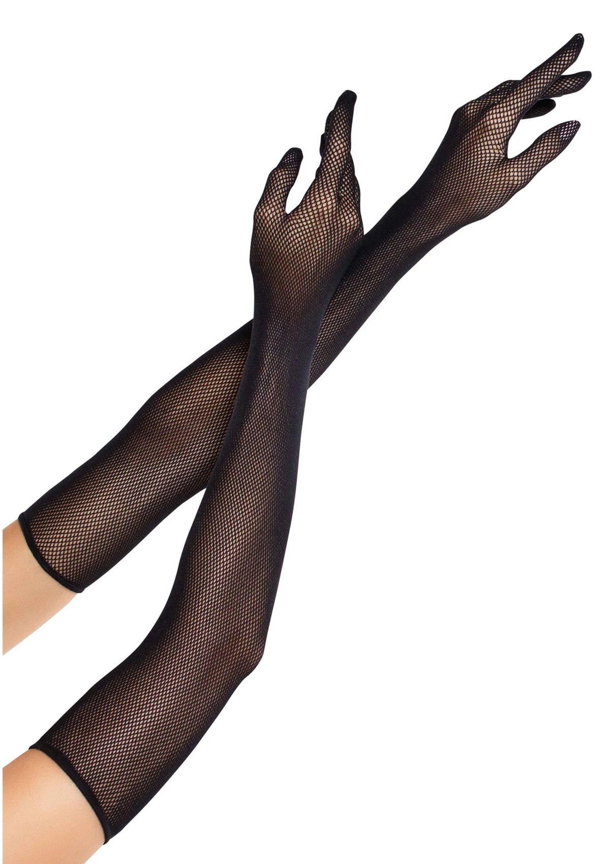 Bestel: Opera Length Fishnet Gloves - bij Happytoys: de erotische sex webshop | liever Happy dan Easy ⭐⭐⭐⭐⭐ - Default Title - 82013 - BLACK - O/S