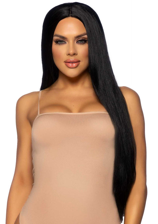 Bestel: Long Straight Center Part Wig (Red) by Leg Avenue - bij Happytoys: de erotische sex webshop | liever Happy dan Easy ⭐⭐⭐⭐⭐