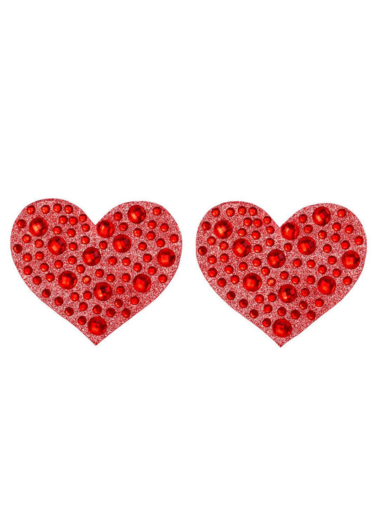 Bestel: Leg Avenue Amore nipple jewel stickers - bij Happytoys: de erotische sex webshop | liever Happy dan Easy ⭐⭐⭐⭐⭐ - Default Title - 88063 - RED - O/S
