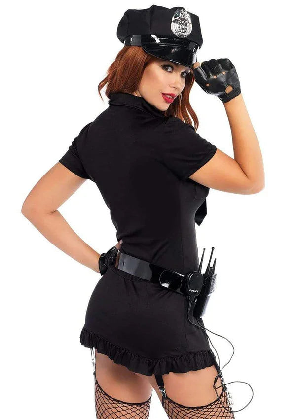 Bestel: Dirty Cop Garter Dress by Leg Avenue - bij Happytoys: de erotische sex webshop | liever Happy dan Easy ⭐⭐⭐⭐⭐