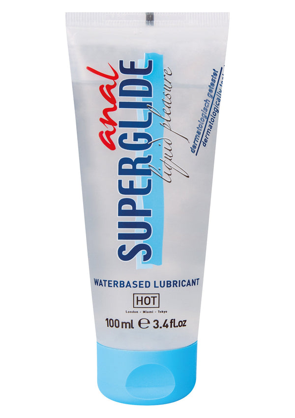 Bestel: Anal Superglide Liquid Pleasure 100 ml by Hot - bij Happytoys: de erotische sex webshop | liever Happy dan Easy ⭐⭐⭐⭐⭐ - Default Title - 90218 - NATUREL - 100