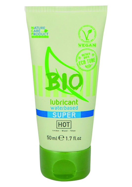 Bestel: Bio lube Super Wb 50ml by Hot - bij Happytoys: de erotische sex webshop | liever Happy dan Easy ⭐⭐⭐⭐⭐ - Default Title - 90378 - NATUREL - 50
