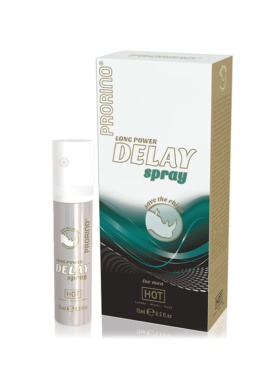 Bestel: Prorino Long Power Delay Spray by HOT - bij Happytoys: de erotische sex webshop | liever Happy dan Easy ⭐⭐⭐⭐⭐ - Default Title - 90390 - NATUREL - 15