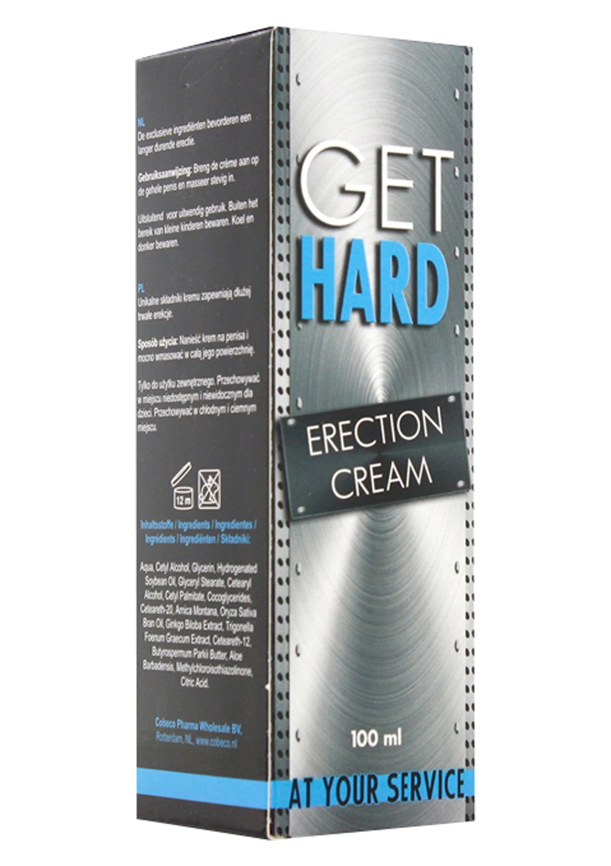 Bestel: Get Hard Erection Cream 100 ml by Cobeco - bij Happytoys: de erotische sex webshop | liever Happy dan Easy ⭐⭐⭐⭐⭐