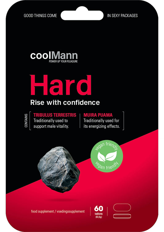 Bestel: CoolMann Hard 60 pcs male vitality pills by Cobeco Coolmann - bij Happytoys: de erotische sex webshop | liever Happy dan Easy ⭐⭐⭐⭐⭐ - Default Title - 92654 - NATUREL