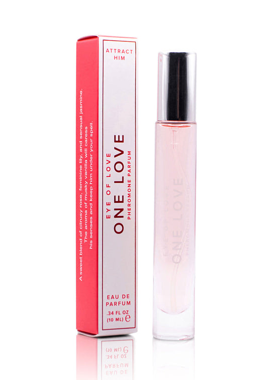 Bestel: Pheromone Attract Him 10 ml by Eye of Love Classic Collection - bij Happytoys: de erotische sex webshop | liever Happy dan Easy ⭐⭐⭐⭐⭐ - One Love - 93936 - ONELOVE - 10
