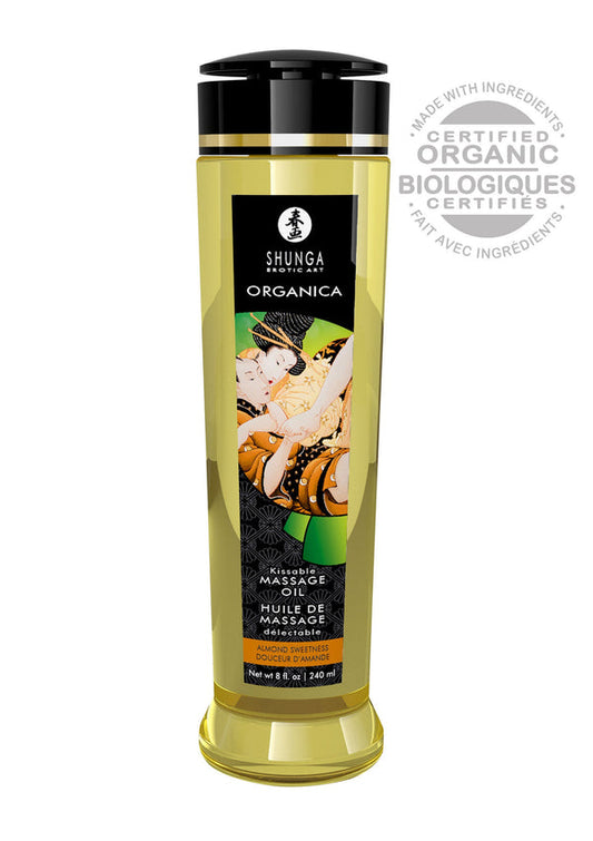 Bestel: Organica Kissable Oil by Shunga - bij Happytoys: de erotische sex webshop | liever Happy dan Easy ⭐⭐⭐⭐⭐