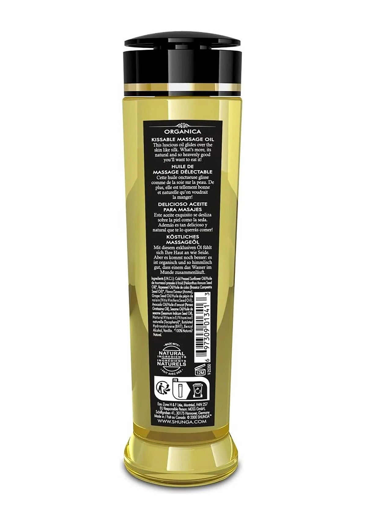Bestel: Organica Kissable Oil by Shunga - bij Happytoys: de erotische sex webshop | liever Happy dan Easy ⭐⭐⭐⭐⭐