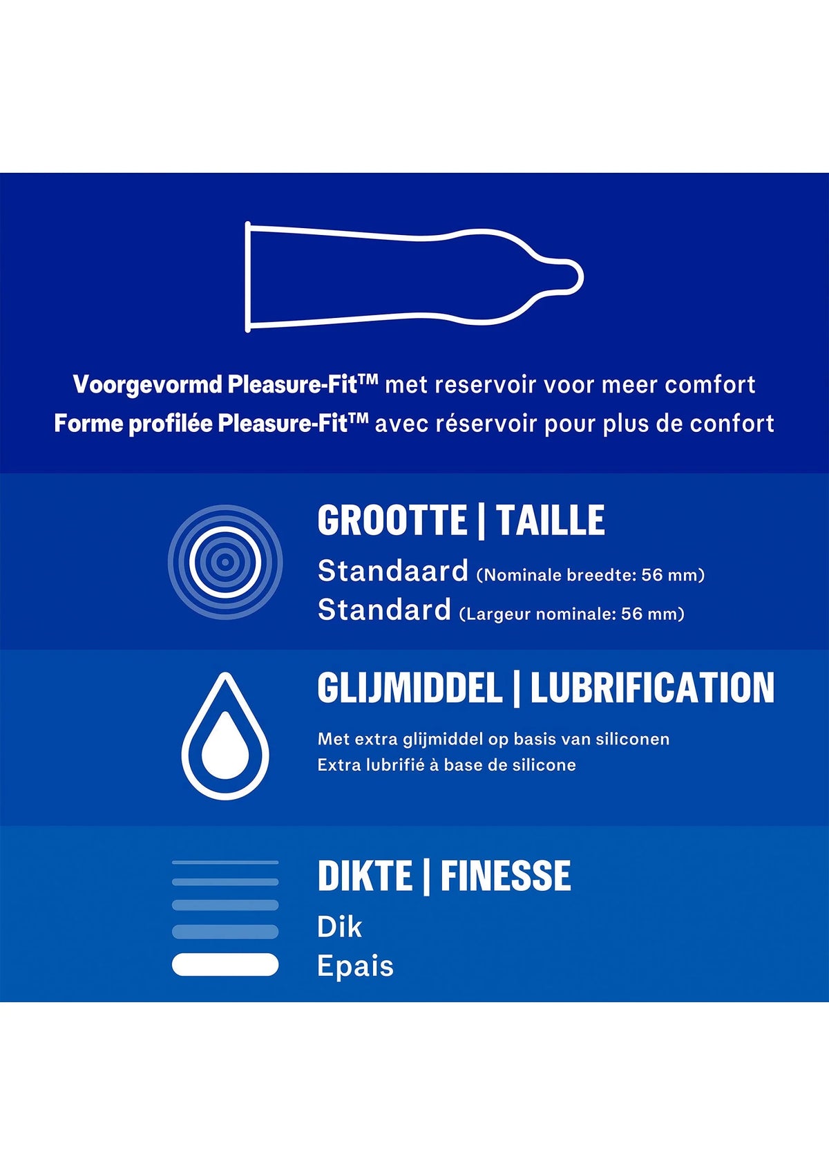 Bestel: Condoms NL / FR Extra Safe 6x3 pieces by Durex - bij Happytoys: de erotische sex webshop | liever Happy dan Easy ⭐⭐⭐⭐⭐