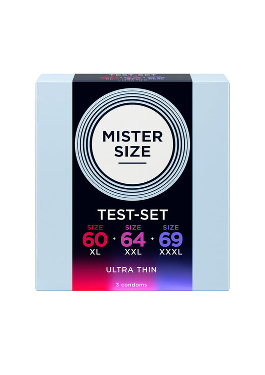 Bestel: 60 - 64 - 69mm 3 - pack by Mister Size - bij Happytoys: de erotische sex webshop | liever Happy dan Easy ⭐⭐⭐⭐⭐