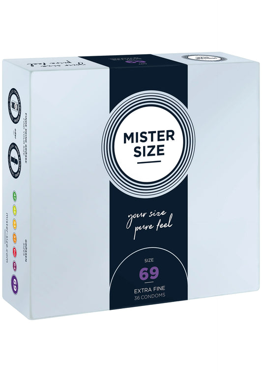 Bestel: MISTER SIZE 69mm Condoms 36pcs - bij Happytoys: de erotische sex webshop | liever Happy dan Easy ⭐⭐⭐⭐⭐