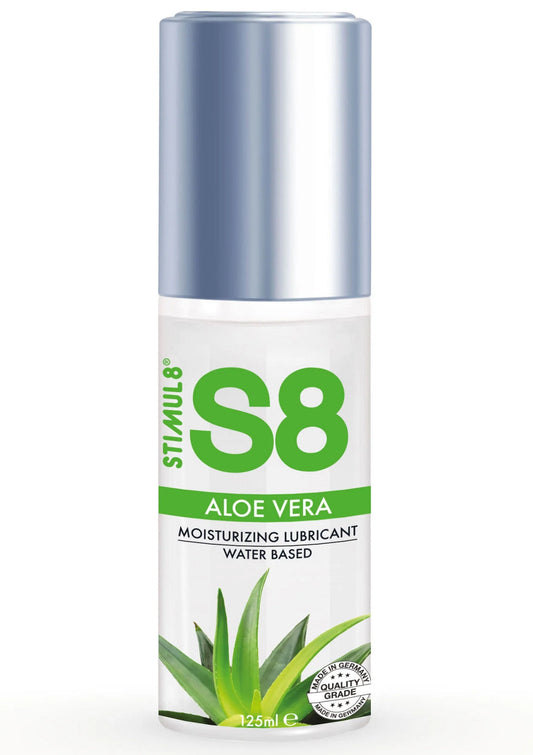 Bestel: S8 Aloe Vera Lubricant 125 ml by Stimul8 S8 - bij Happytoys: de erotische sex webshop | liever Happy dan Easy ⭐⭐⭐⭐⭐ - Aloe Vera - 97409 - ALOE - 125
