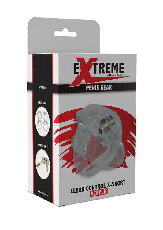 ClearControlCockCageX-ShortbyHiddenDesire2 @ Happytoys Sexshop: online sex shop for Feeling Happy & Easy 😊 the erotic store owned by a woman