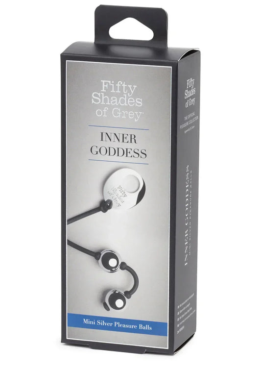 FiftyShadesofGreyInnerGoddessMiniSilverPleasureBalls85g2 @ Happytoys Sexshop: online sex shop for Feeling Happy & Easy π the erotic store owned by a woman