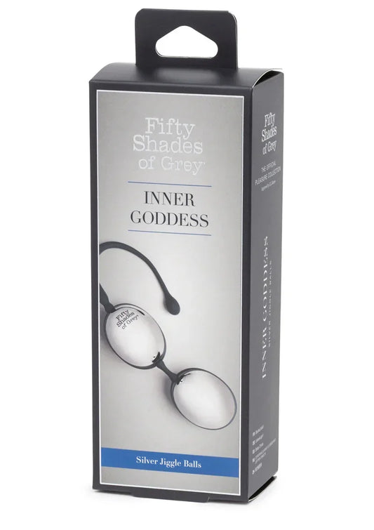 FiftyShadesofGreyInnerGoddessSilverJiggleBalls67g2 @ Happytoys Sexshop: online sex shop for Feeling Happy & Easy π the erotic store owned by a woman