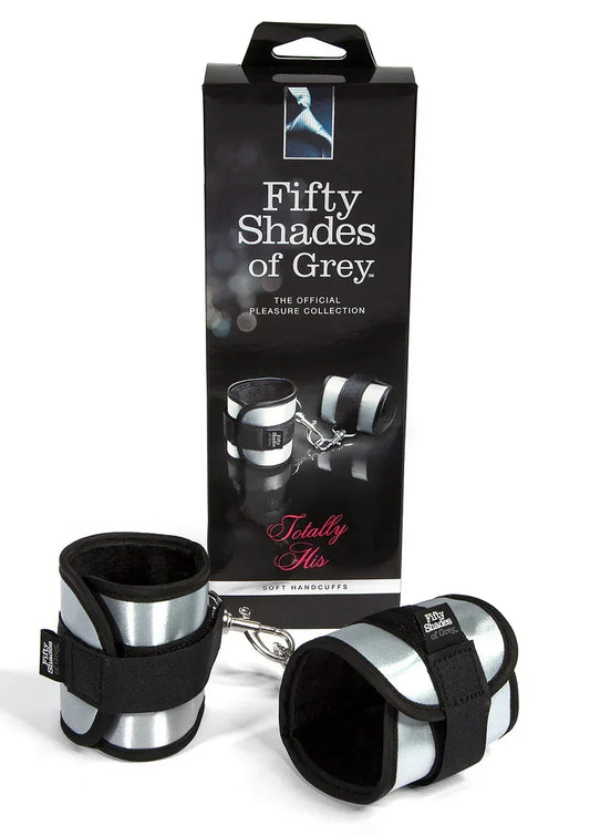 FiftyShadesofGreyTotallyHisSoftHandcuffs2 @ Happytoys Sexshop: online sex shop for Feeling Happy & Easy 😊 the erotic store owned by a woman