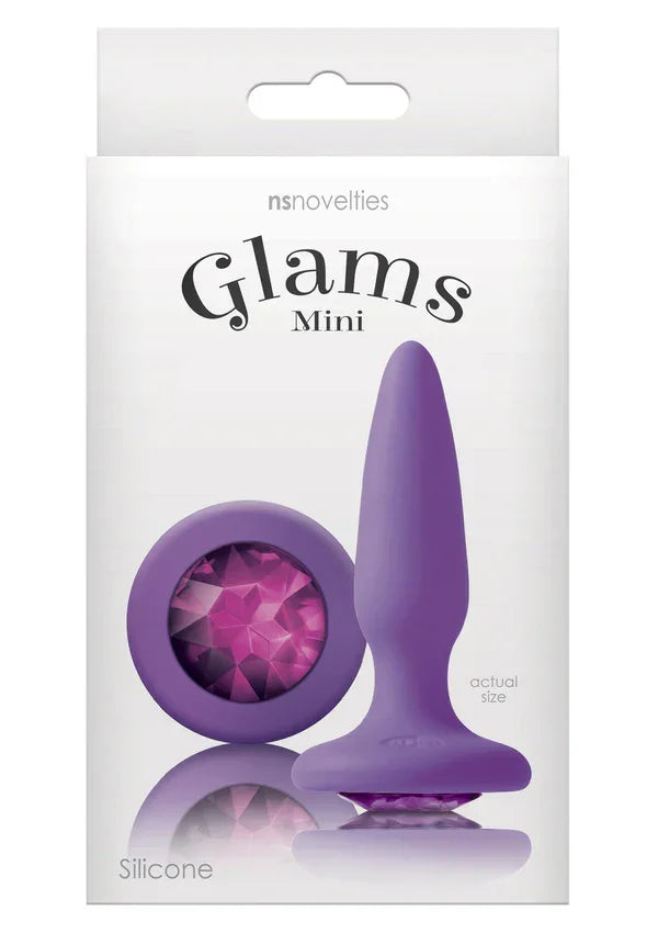 Glams Mini Rainbow Gem Purple by NS Novelties - Happytoys Sexshop: online sex shop for Feeling Happy & Easy 😊 - Discreet geleverd