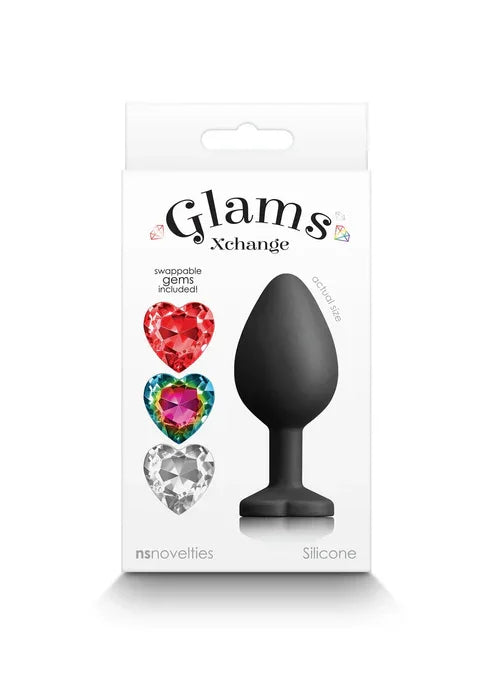Glams Xchange Heart Medium by NS Novelties - Happytoys Sexshop: online sex shop for Feeling Happy & Easy 😊 - Discreet geleverd