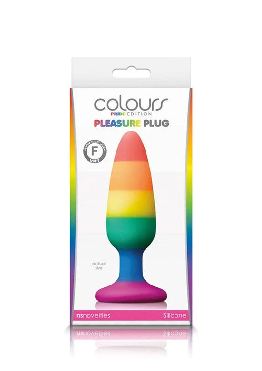 NS-Novelties-Colours-Pride-Edition-Pleasure-Plug-Medium-Butplug-Happytoys-Sexshop-liever-Happy-dan-Easy-8014 @ Happytoys Sexshop: online sex shop for Feeling Happy & Easy 😊 the erotic store owned by a woman