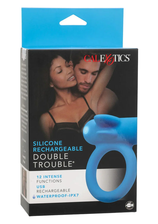 Rechargeable Double Trouble by CalExotics - Happytoys Sexshop: online sex shop for Feeling Happy & Easy π - Discreet geleverd